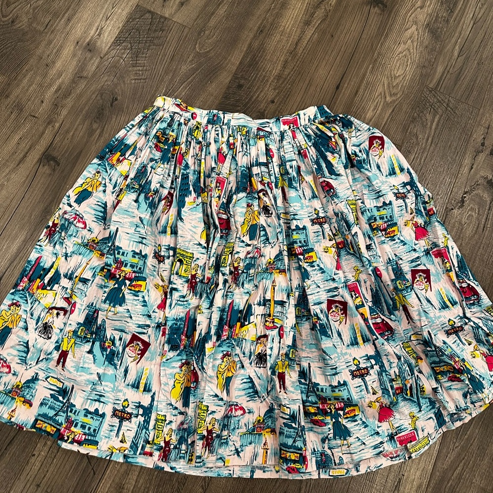 Women’s Printed Circle Skirt in Multicolor